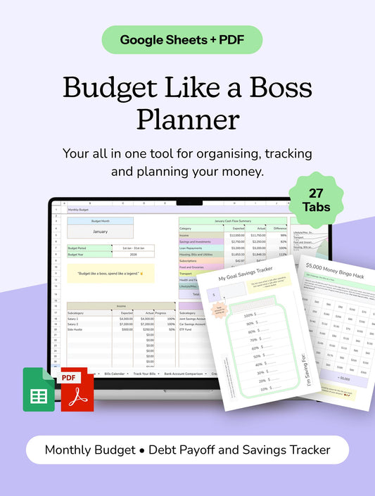 Budget Like a Boss Planner